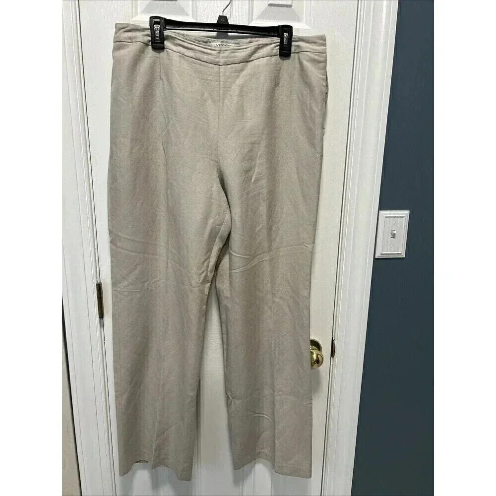 Kasper Linen‎ Side Zip size 14 work wear pants